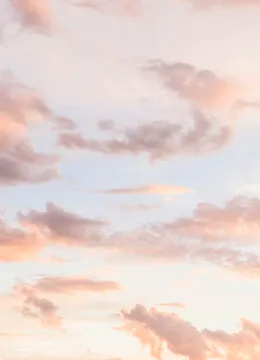 Heavens: Clouds lit from below, and a great deal of sky.